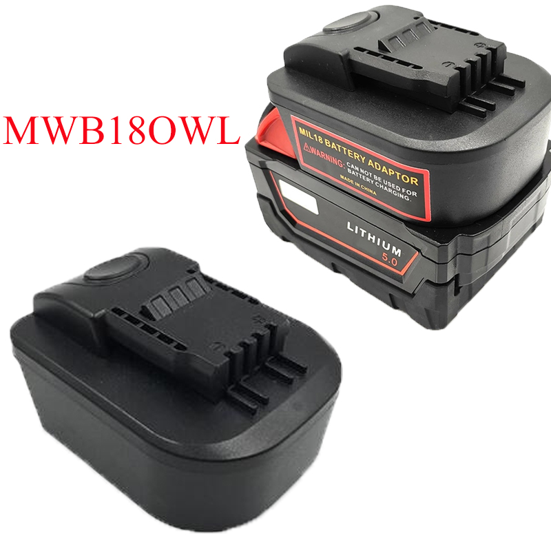 Power Tools Battery Adapter - Batterieadapter-Konverter MWB18OWL für Worx 4-polige orangefarbene