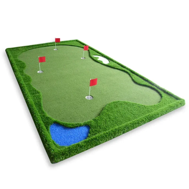 Power Tools Course - Tragbare Golf-Putting-Green-Matte, wasserdichte Gummimatte für den