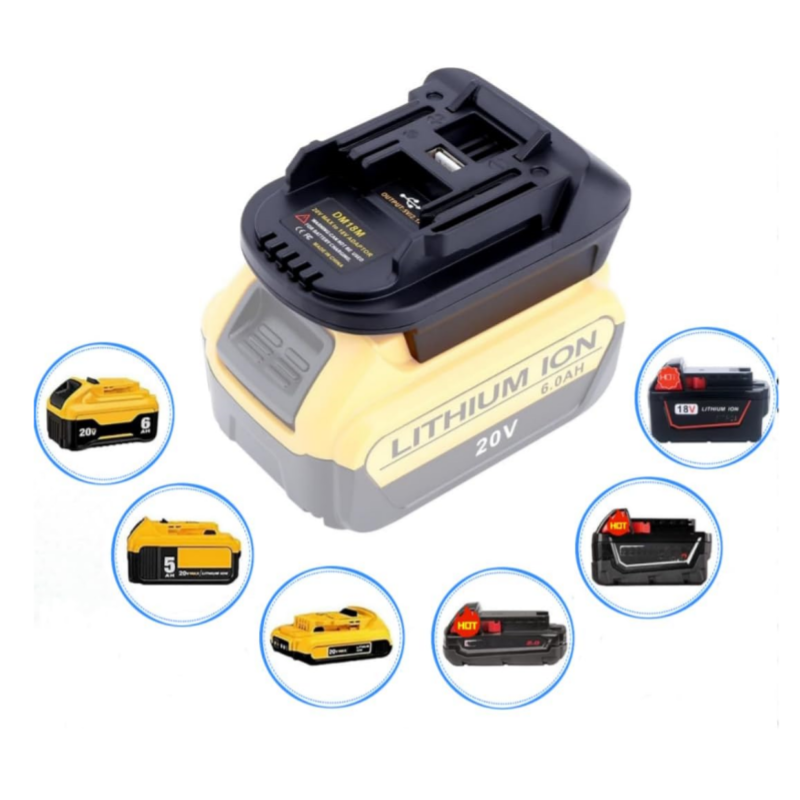 Power Tools Battery Adapter - DM18M Lithium-Batterie-Adapter für Dewalt zu für