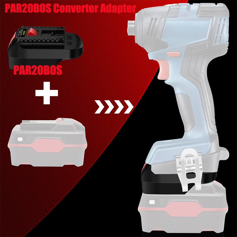 Power Tools Use - HAKSINKY PAR20BOS Elektrowerkzeug-Akku-Adapter für Parkside 20