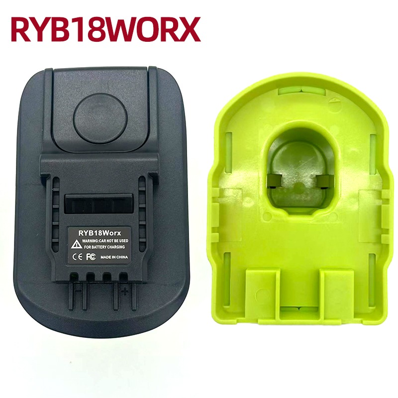 Power Tools Battery Adapter - RYB18WORX Batterieadapter-Konverter für WA3551.1 4-Pin Elektrowerkzeug,