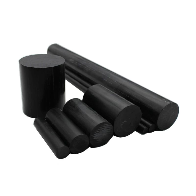 Power Tools And Engineering - PVC-Stab, schwarzer Kunststoff, technische Rundstange, Billet-Abstandshalter,