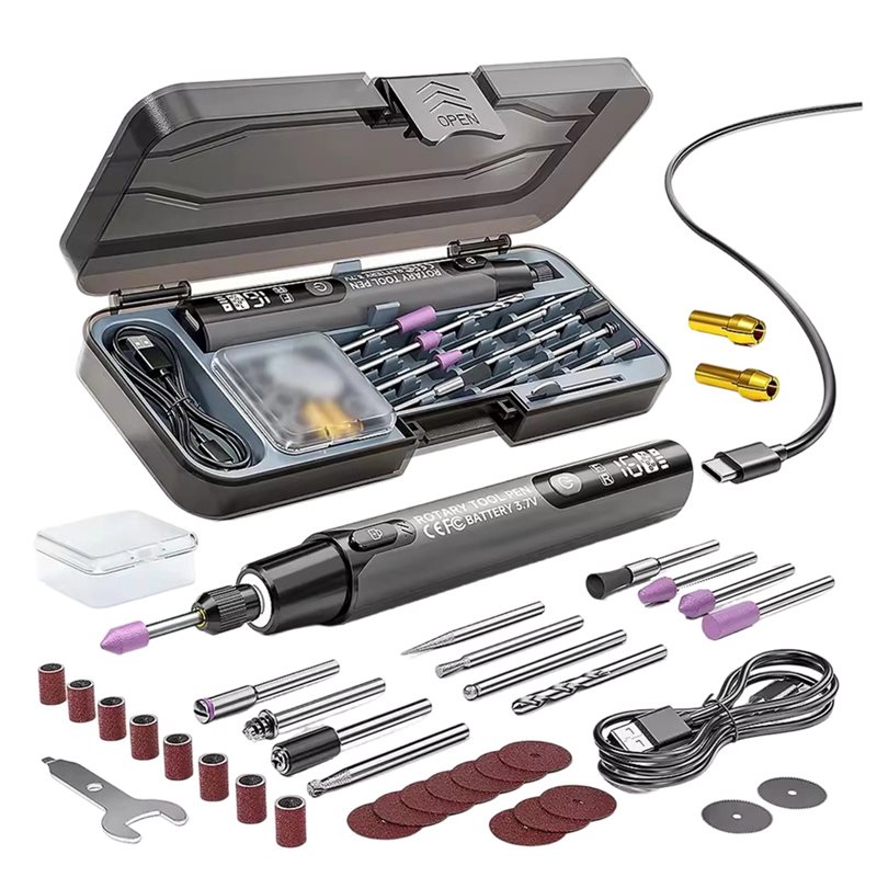 Power Tools Safety - FYBL-Kabelloser Elektrischer Mini-Gravierstift 3,7V 10000-16000 U/min