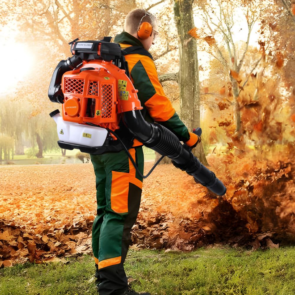 Power Tools Yard - 80 CC Rucksack-Gas-Laubbläser, 900 CFM, gasbetriebene