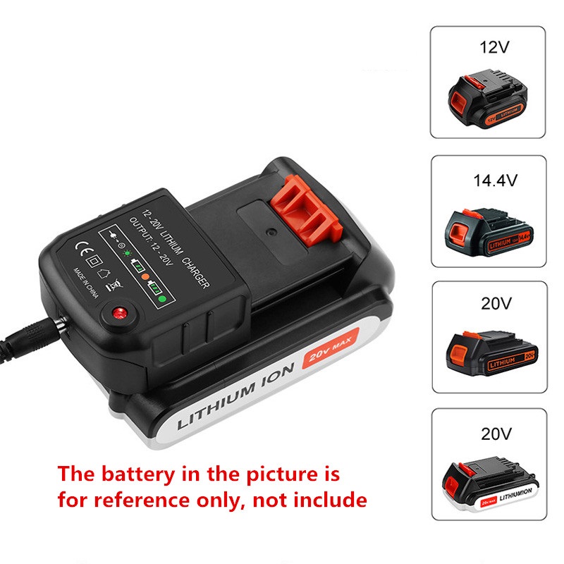 Power Tools Safety - Sicheres Li-Ionen-Akku-Ladegerät für Black Decker 14,4