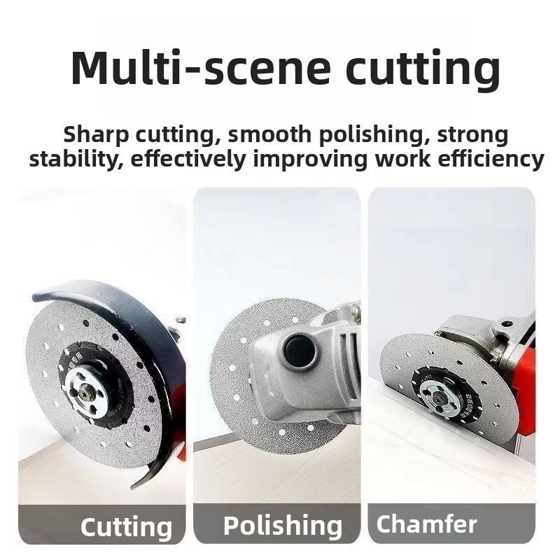 Angle Grinder 4.5 - Für Sinterstein-Platten, Diamant-Schleifklinge für mehrere Materialien,