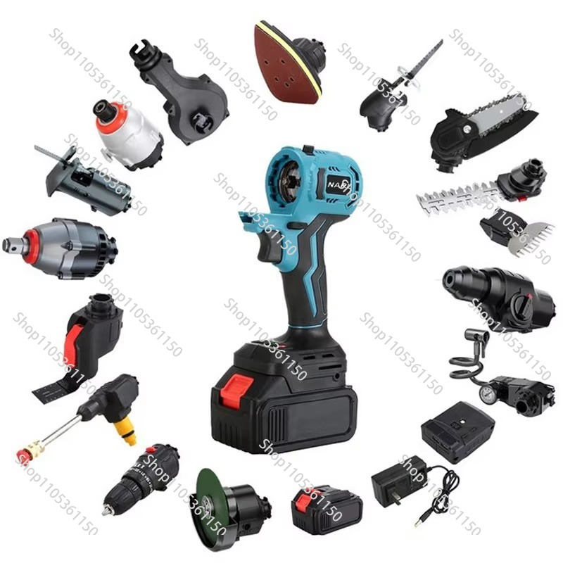 Power Tools Makita - Kabelloses All-in-One Multifunktions-Elektrowerkzeug-Set für Haushaltsreparaturen und