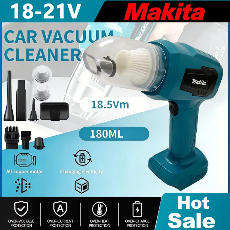 Power Tools Makita - Makita Akku-Staubsauger Mini Autoreiniger Multifunktions-Staubfänger Handstaubsauger