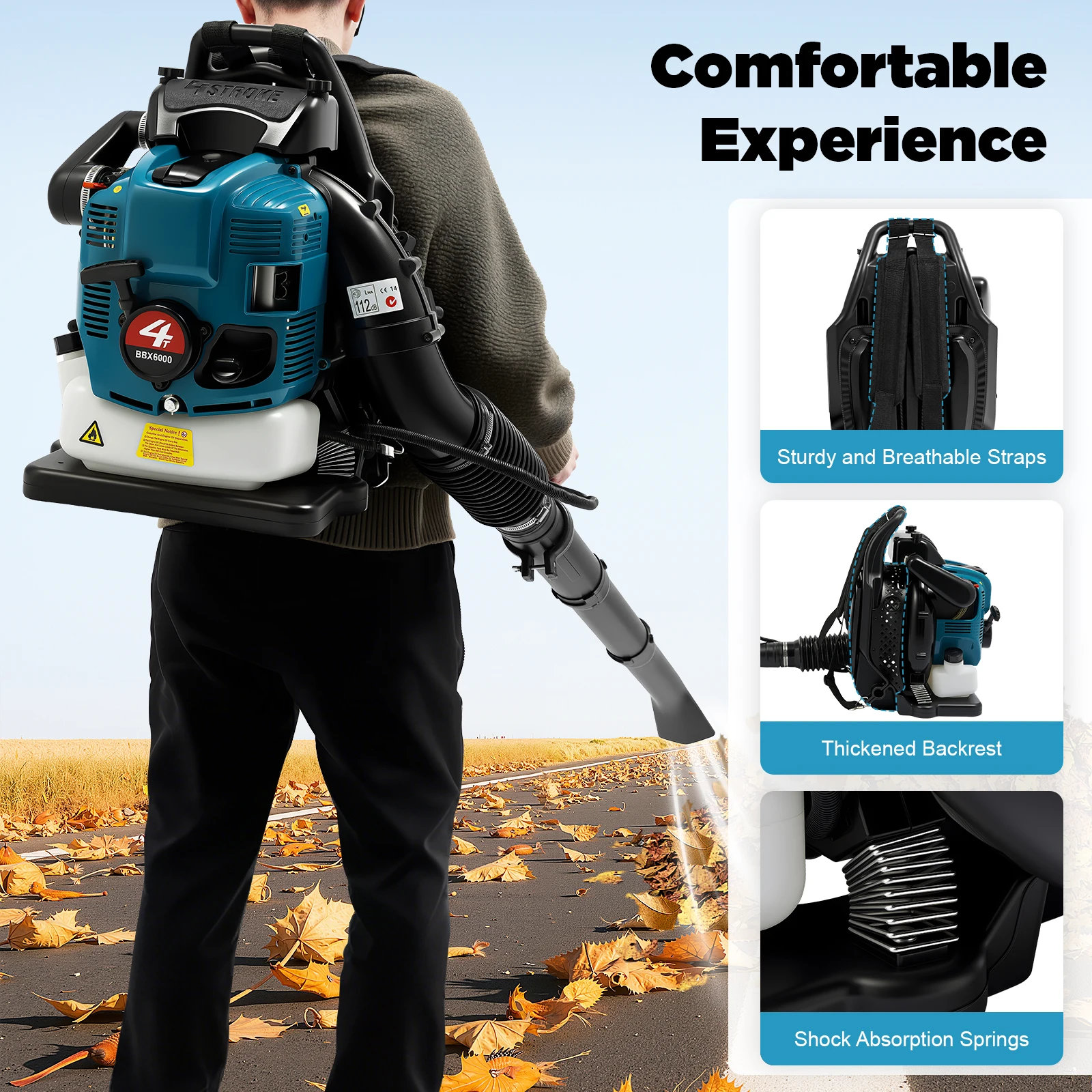 Benzin-Rucksack-Laubbläser 75, – Power Tools Yard Bewertung und Preis