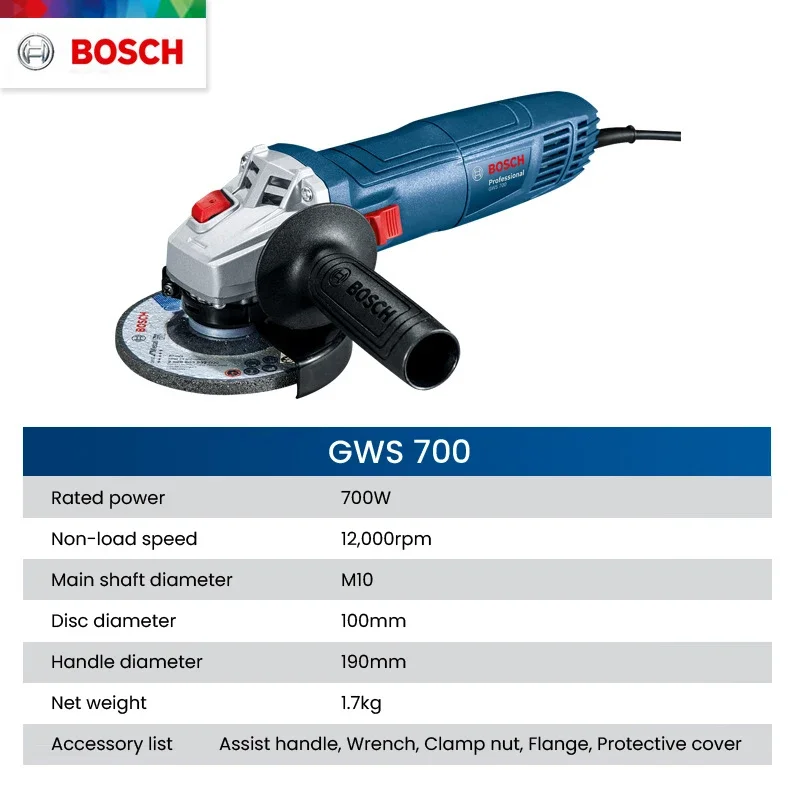 Bosch GWS 700 Winkelschleifer, – Power Tools Usa Bewertung und Preis