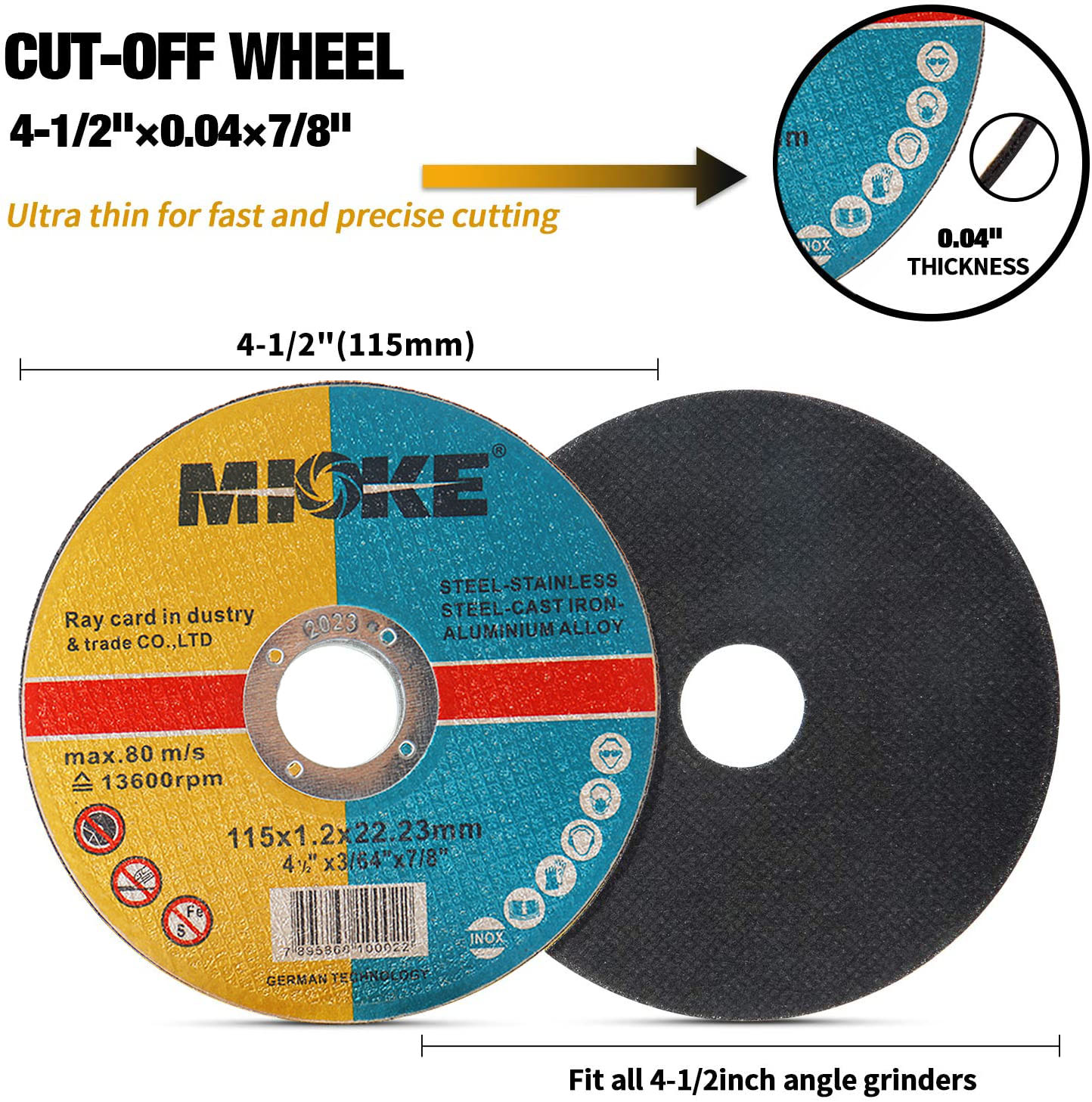 4,5 Zoll 115 mm Kreissägeblatt – Angle Grinder 4.5 Bewertung und Preis