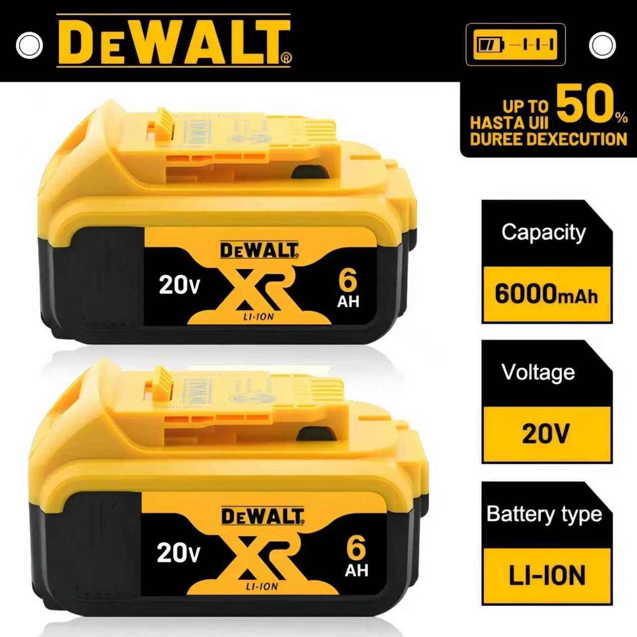 DeWALT XR 100 % Original-Akku  – Dewalt Power Tools Xr Bewertung und Preis