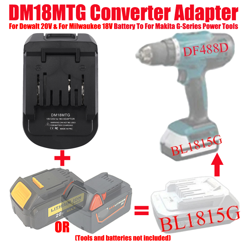 ALASICKA DM18MTG BS18MTG Akku- – Power Tools Battery Adapter Bewertung und Preis