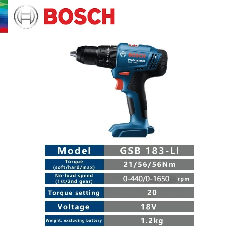 Bosch Elektrobohrer GSB183-LI  – Power Tools Use Bewertung und Preis
