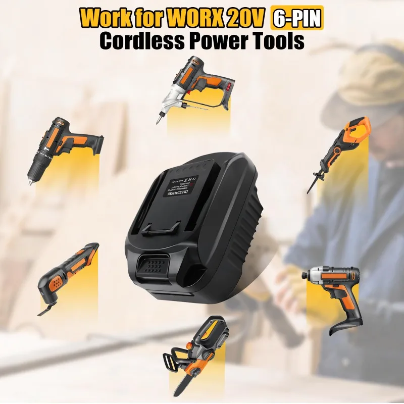 DM20WORX6 Batterieadapter für  – Dewalt Power Tools Xr Bewertung und Preis